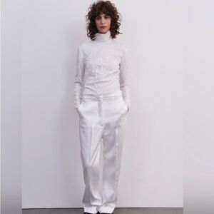 Zara White Women's Blouse